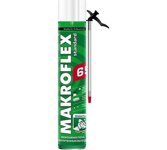 Монтажная стандартная пена MAKROFLEX 2053939 ShakeTec 65, 800 мл 1 Б0022944 1