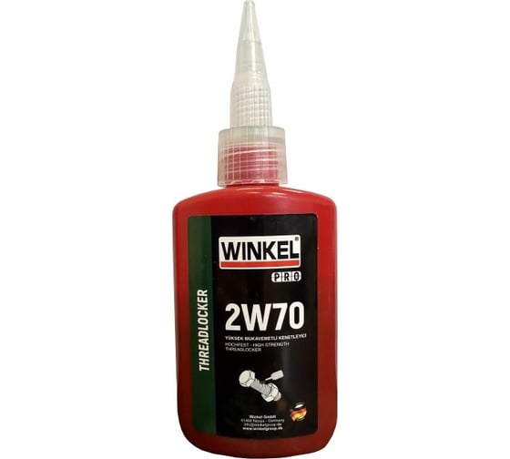 Фиксатор резьбы высокой прочности WINKEL pro 2w70 50 мл 20320