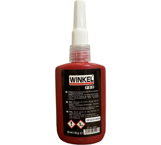 Фиксатор резьбовых соединений средней прочности WINKEL pro 2w43 50 мл 20303