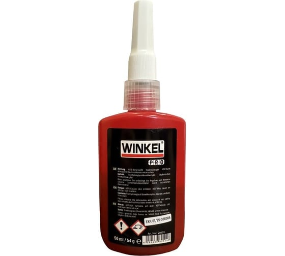 Фиксатор цилиндрических соединений высокой прочности WINKEL pro 6w38 50 мл 20603