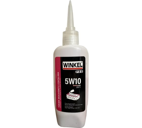 Фланцевый анаэробный высокотемпературный герметик высокой прочности WINKEL pro 5w10 50 мл 20506