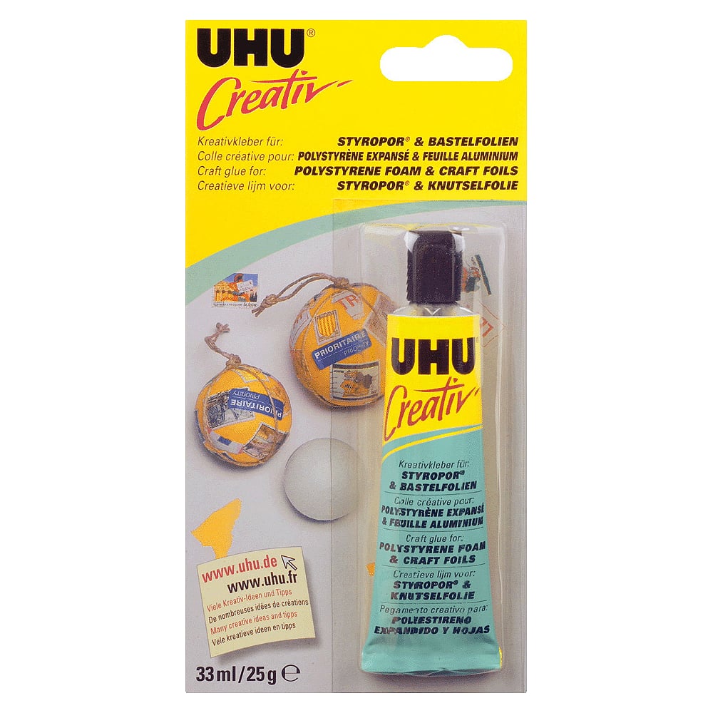 Клей для полистирола UHU КРЕАТИВ 33 мл 47185 - выгодная цена, отзывы ...