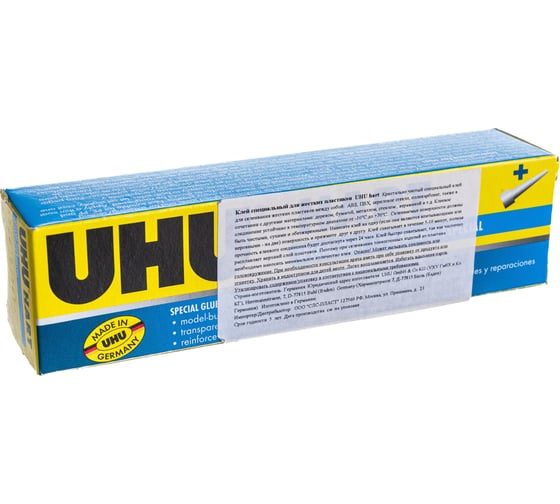 Клей для жестких пластиков UHU HART 35 г 40936