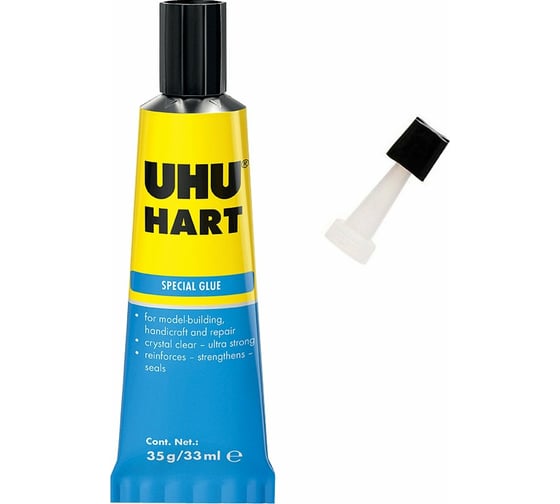 Клей для жестких пластиков UHU HART 35 г 40936