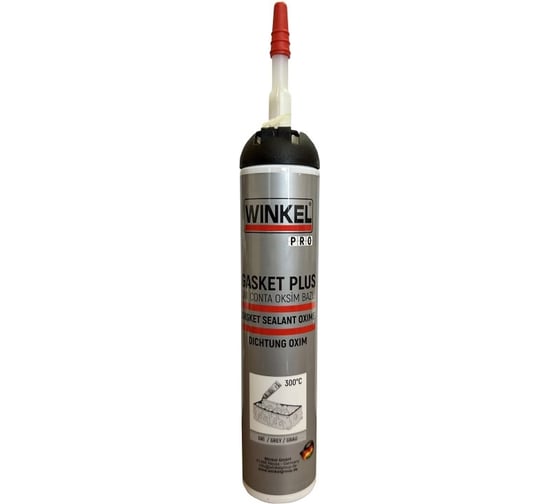 Силиконовый нейтральный клей-герметик для формирования прокладок WINKEL pro gasket plus серый, 200 мл W200505O