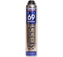 Монтажная пена KRASS Professional V69 пистолетная Зима 0,89 л 90005187396