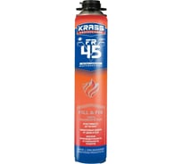 Огнестойкая монтажная пена KRASS Professional FR V45 пистолетная 0,75 л Лк-00009851