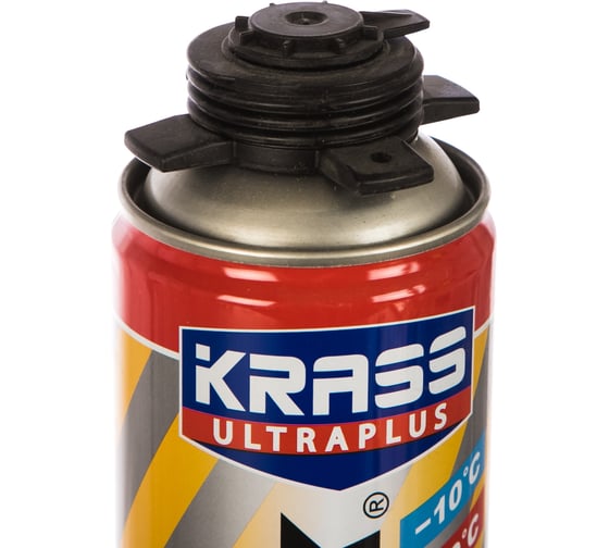 Монтажная пена KRASS ULTRAFLEX 65 пистолетная всесезонная 0,82 л Лк-00003983