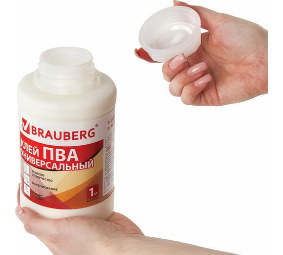 Универсальный клей ПВА BRAUBERG 1 кг 600983