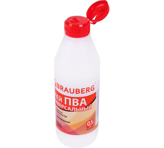 Универсальный клей ПВА BRAUBERG 0,5 кг 600982
