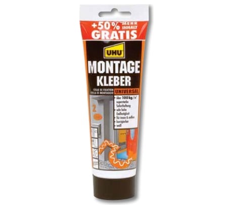 Универсальный клей-монтаж для наружных и внутренних работ UHU 200г 47800