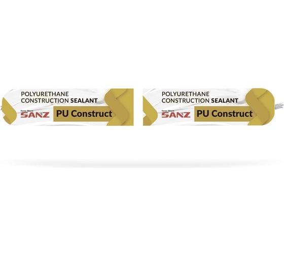Полиуретановый высокомодульный герметик SANZ PU-40 Construct черный, 600 мл PU-7479-B
