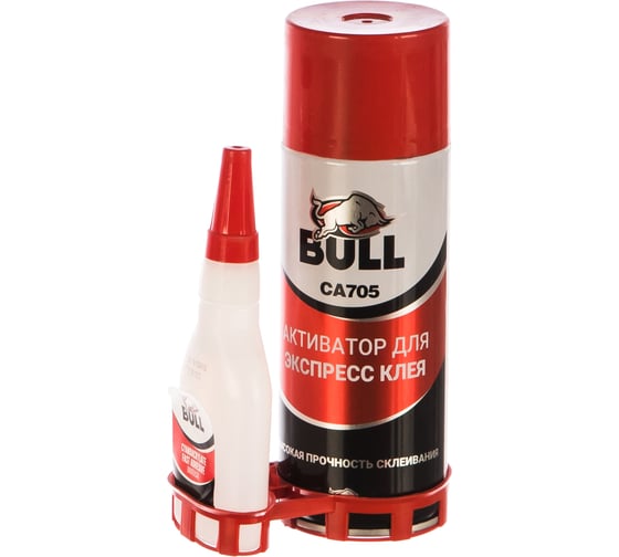 Универсальный экспресс клей Bull 100 гр+400 мл FA400