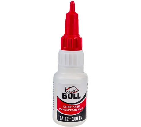 Универсальный супер клей Bull CA12-100HV средней вязкости 20 гр BA155