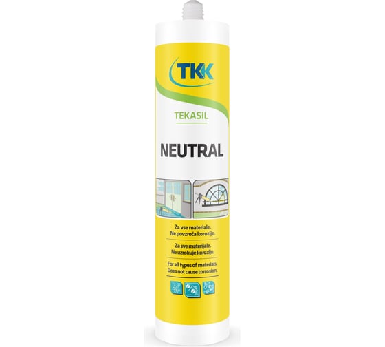 Нейтральный силиконовый герметик ТКК Tekasil Neutral черный 45615