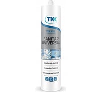 Универсальный силиконовый санитарный герметик ТКК Tekasil Universal Sanitar прозрачный 50945