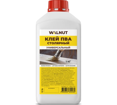 Универсальный столярный клей пва WALNUT WLN0600