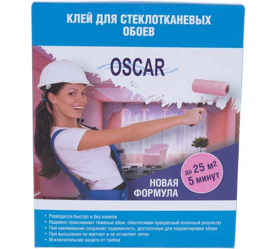 Клей для стеклообоев Oscar сухой, 200 г GO200-k