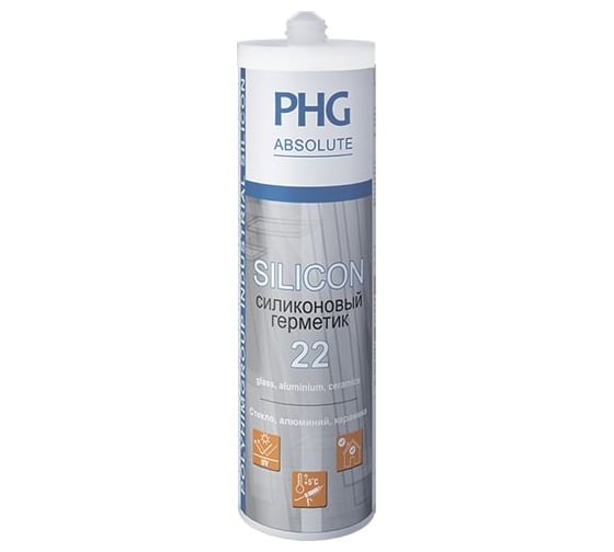 Силиконовый герметик PHG Absolute Silicon прозрачный 280 ml 448744