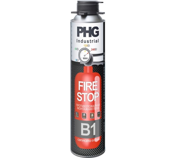 Огнестойкая монтажная пена PHG Industrial FireStop B1 1000 мл 612288