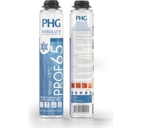 Профессиональная монтажная пена PHG Absolute PROF 65 Winter 870 ml 242415