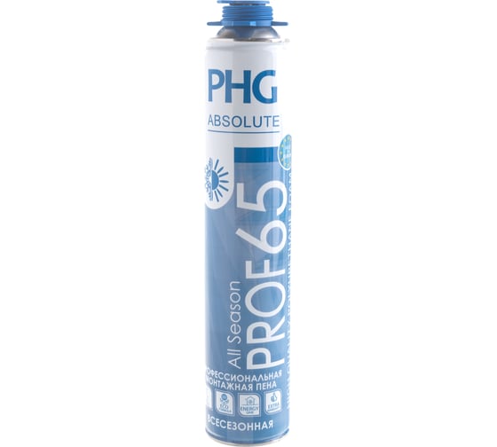 Профессиональная монтажная пена PHG Absolute PROF 65 870 ml 242414