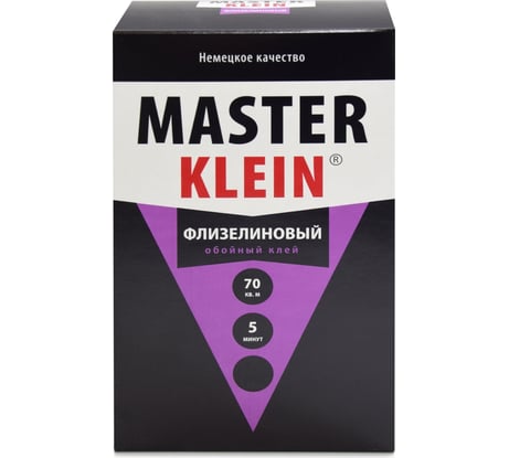 Обойный клей для флизелиновых обоев Master Klein 400гр жест.пачка 11603371