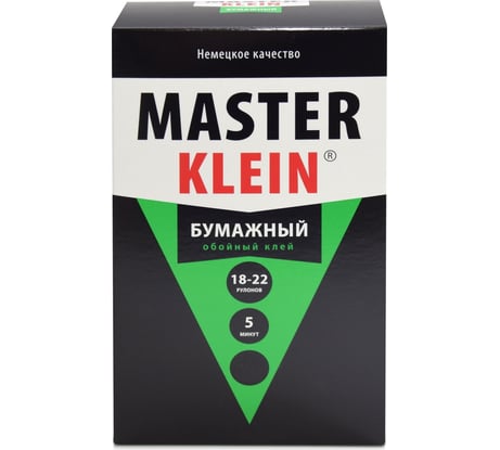 Обойный клей для бумажных обоев Master Klein 400гр жест.пачка 11603373