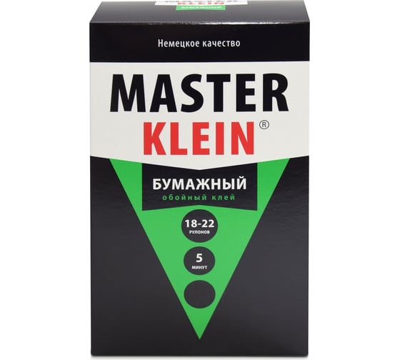 Обойный клей для бумажных обоев Master Klein 400гр жест.пачка 11603373 1