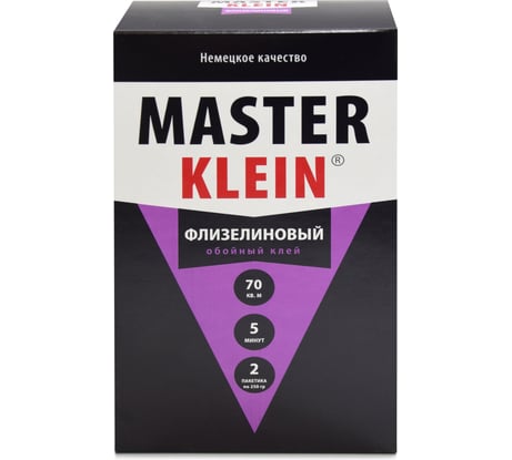 Клей обойный Master Klein для флизелиновых обоев 500гр жест,пачка 1006