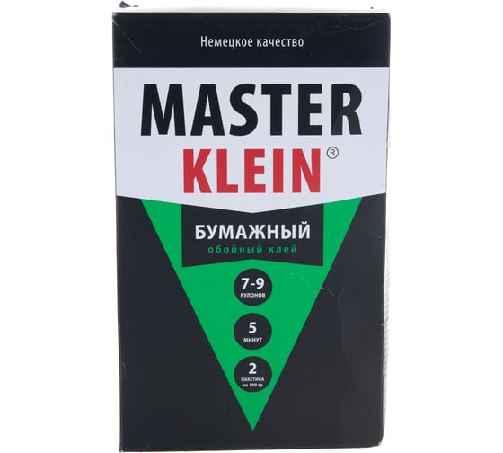 Обойный клей для бумажных обоев Master Klein 200гр жест.пачка 11603223