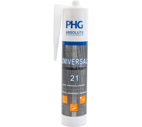 Универсальный силиконовый герметик PHG Absolute Universal прозрачный 260 ml 448742