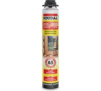 Желтая пистолетная пена Soudal Соудал 65 12_820 мл 199003