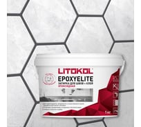Эпоксидный состав для укладки и затирки LITOKOL EpoxyElite E.06 МОКРЫЙ АСФАЛЬТ 482280002