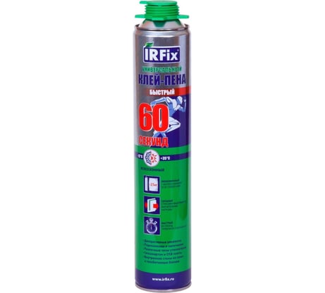 Клей-пена IRFIX универсальный 60 секунд 10014