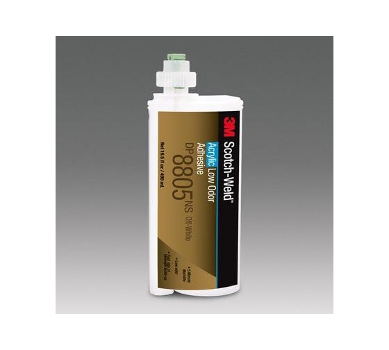 Двухкомпонентный акриловый клей 3M Scotch-Weld DP8805NS зелёный, 45 мл 7100098631