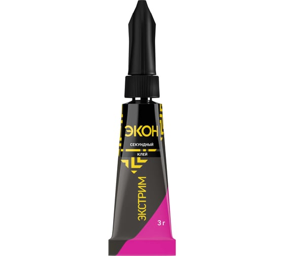 Клей секундный ЭКСТРИМ 3г ЭКОН 3001040 1