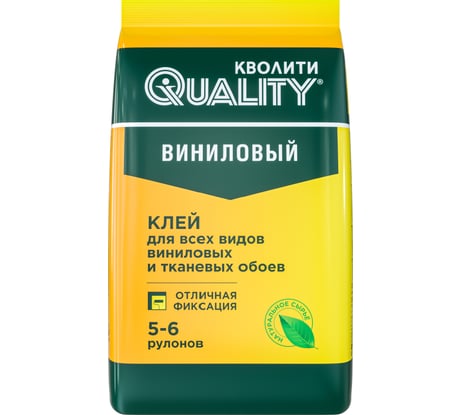 Обойный клей QUALITY Виниловый пакет 0,2 кг 4660013350309