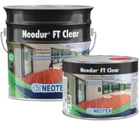 Алифатический эластичный лак-гидроизоляция из полимочевины NEOTEX NEODUR FT CLEAR A+В 8кг 11800400