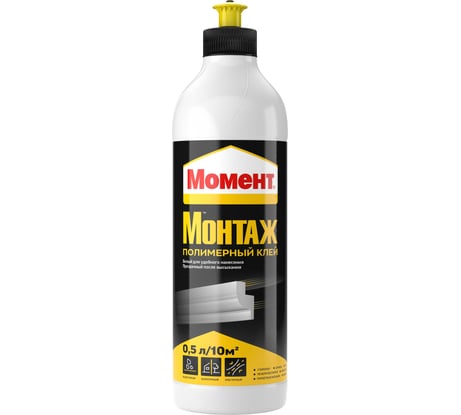 Полимерный клей Момент Монтаж 500 мл 1898437 Б0023053