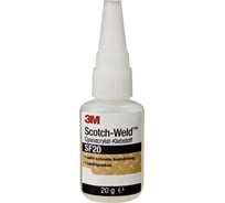 Цианоакрилатный клей 3М Scotch-Weld прозрачный 20 г SF20 7100034279