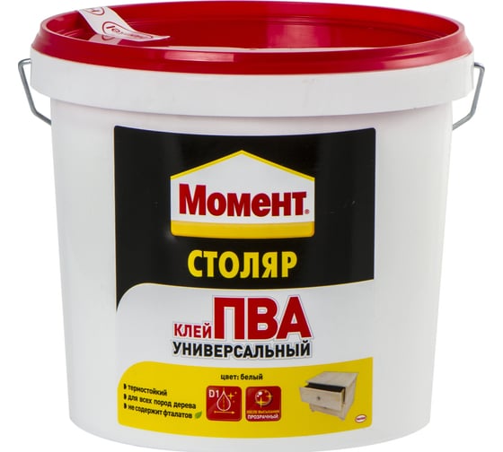 Универсальный клей Момент Столяр ПВА 3 кг 1960503 Б0023000