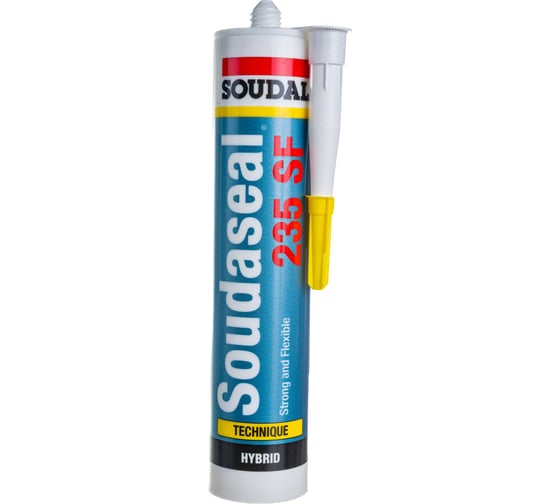 Гибридный клей-герметик Soudal Соудасил 235 СФ белый 290 мл 101637