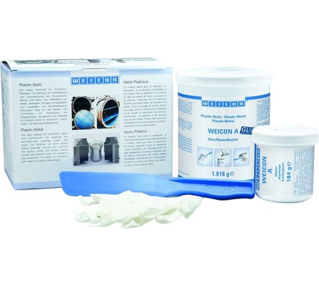 Эпоксидный композит пастообразный Weicon A наполненный сталью 2 кг wcn10000020