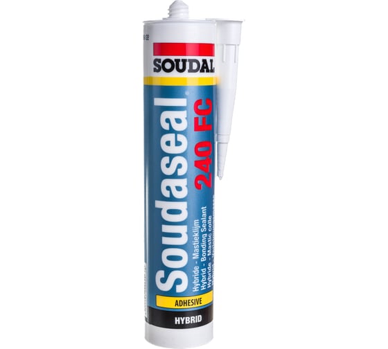 Гибридный клей-герметик Soudal Соудасил 240 ФС белый 290 мл 101364