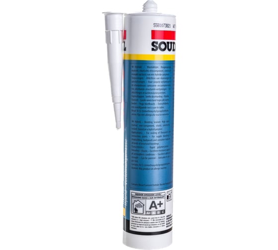 Гибридный клей-герметик Soudal Соудасил 240 ФС белый 290 мл 101364