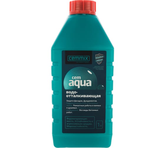 Водоотталкивающая добавка Cemmix CemAqua 1 л 206770