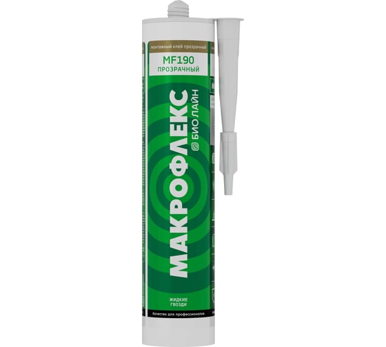 Ультрасильный клей Makroflex Bio Line MF190 прозрачный 280 гр Б0031301 1876779