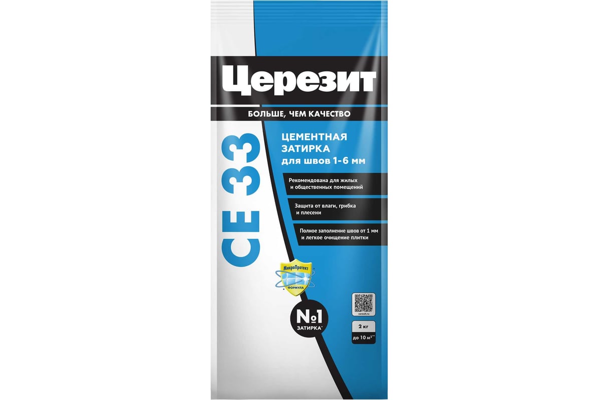 Затирка Церезит №04 СЕ 33 Серебристо-серая фольга 2 кг 1/12 48589 ...