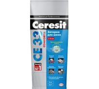 Затирка Ceresit Comfort СE 33 кирпичная №49 фольга 2 кг 1/12 48604